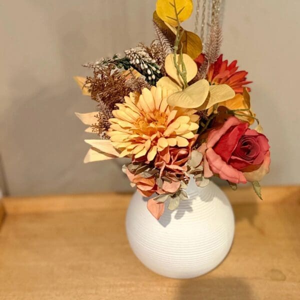 Vibrant bouquet with mixed blooms