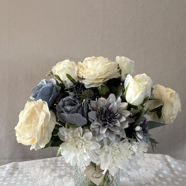PEONIES, ROSES & CHRYSANTHEMUMS