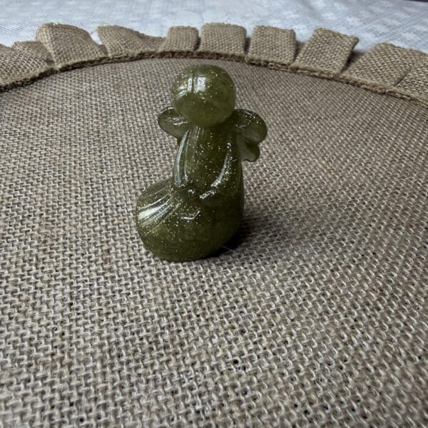 RESIN SMALL ANGEL GOLD