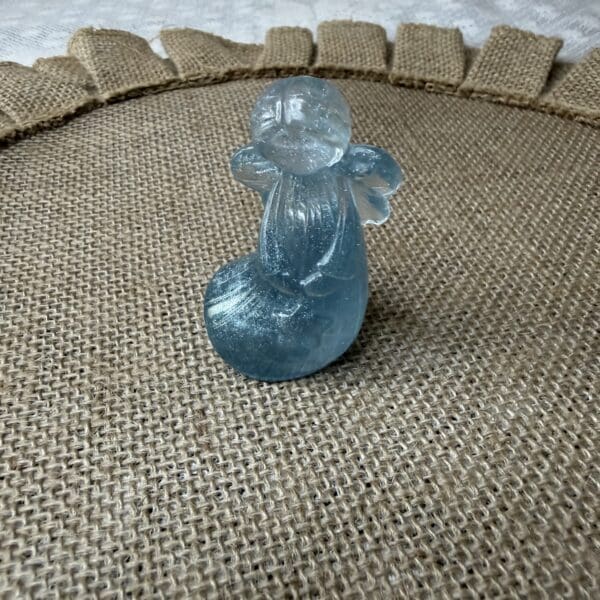 RESIN SMALL ANGEL BLUE