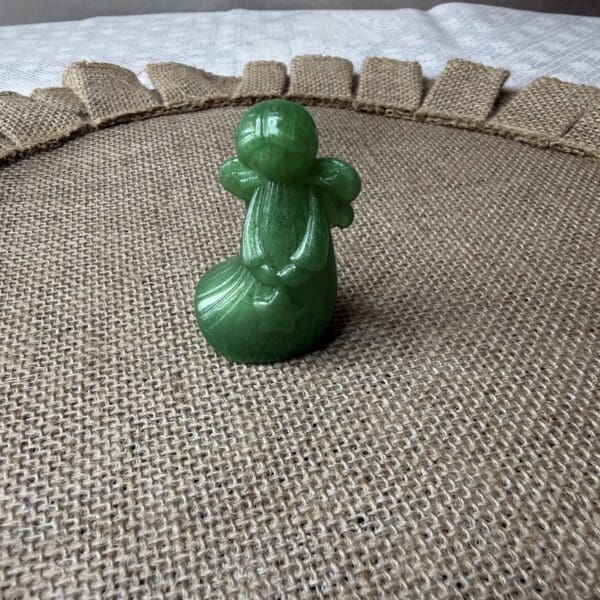RESIN SMALL ANGEL GREEN