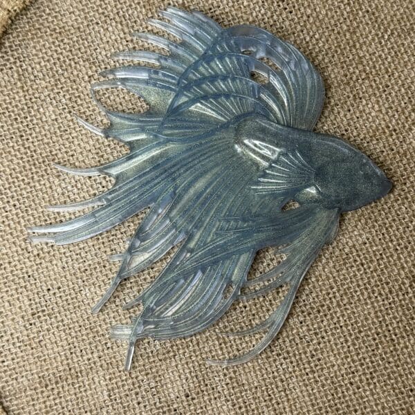 RESIN FISH CAMO BLUE