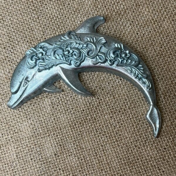 RESIN DOLPHIN CAMO BLUE