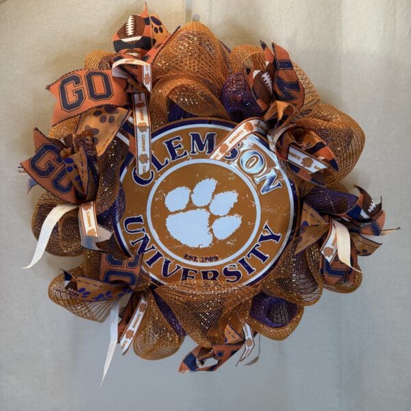 CLEMSON WREATH 1