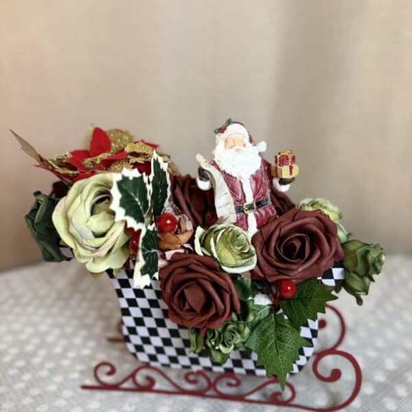 Santa and sleigh