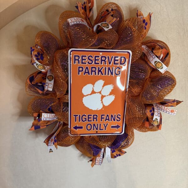 CLEMSON WREATH 3