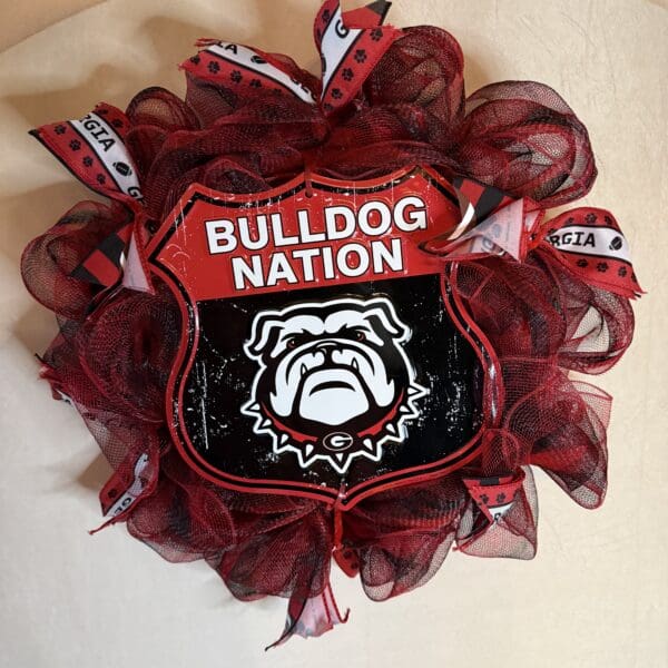 GA BULLDOGS WREATH 4